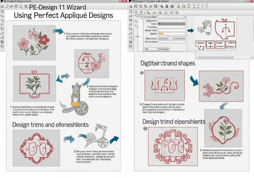How to Create Perfect Appliqué with the PE-Design 11 Wizard
