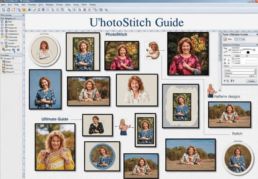 The Ultimate Guide to PhotoStitch in PE-Design 11: From Photograph to Embroidered Art