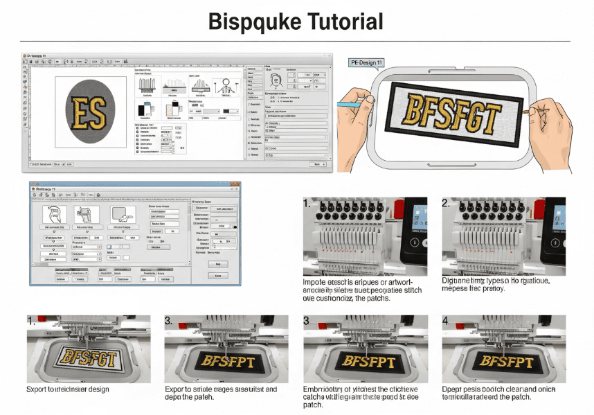 How to Make Custom Embroidered Patches with PE-Design 11